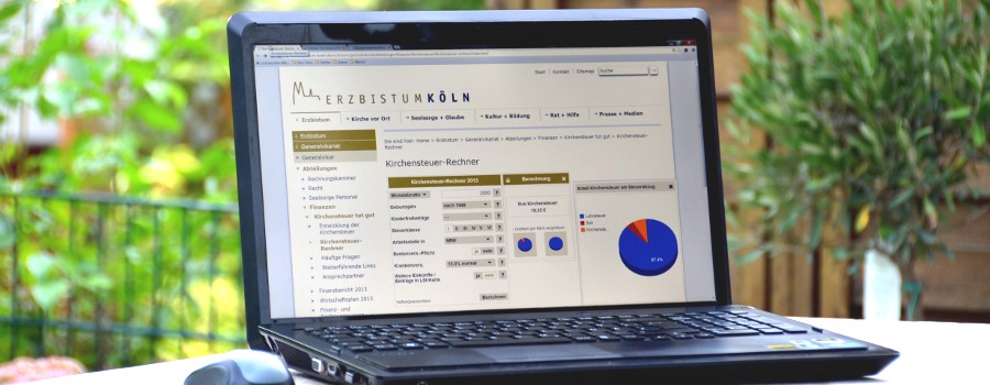 Kirchensteuerrechner bei www.erzbistum-koeln.de