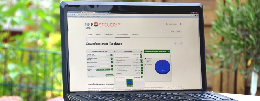 Gewerbesteuerrechner bei www.hsp-steuerberater-goch.de