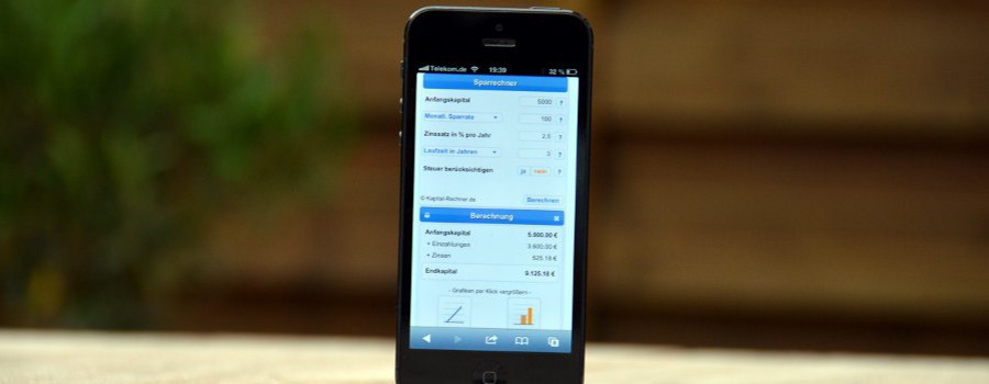 PREMIUM-Rechner im Smartphone